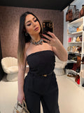 Tuta con cintura in vita senza coppe - R.a. Boutique