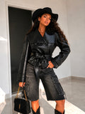 Giacca Croco Belt Icon - R.a. Boutique