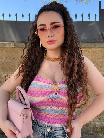 Collana choker a treccia oro - R.a. Boutique