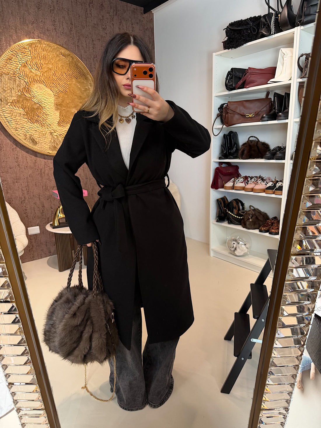 Cappotto Elegante con Cintura in Vita - R.a. Boutique