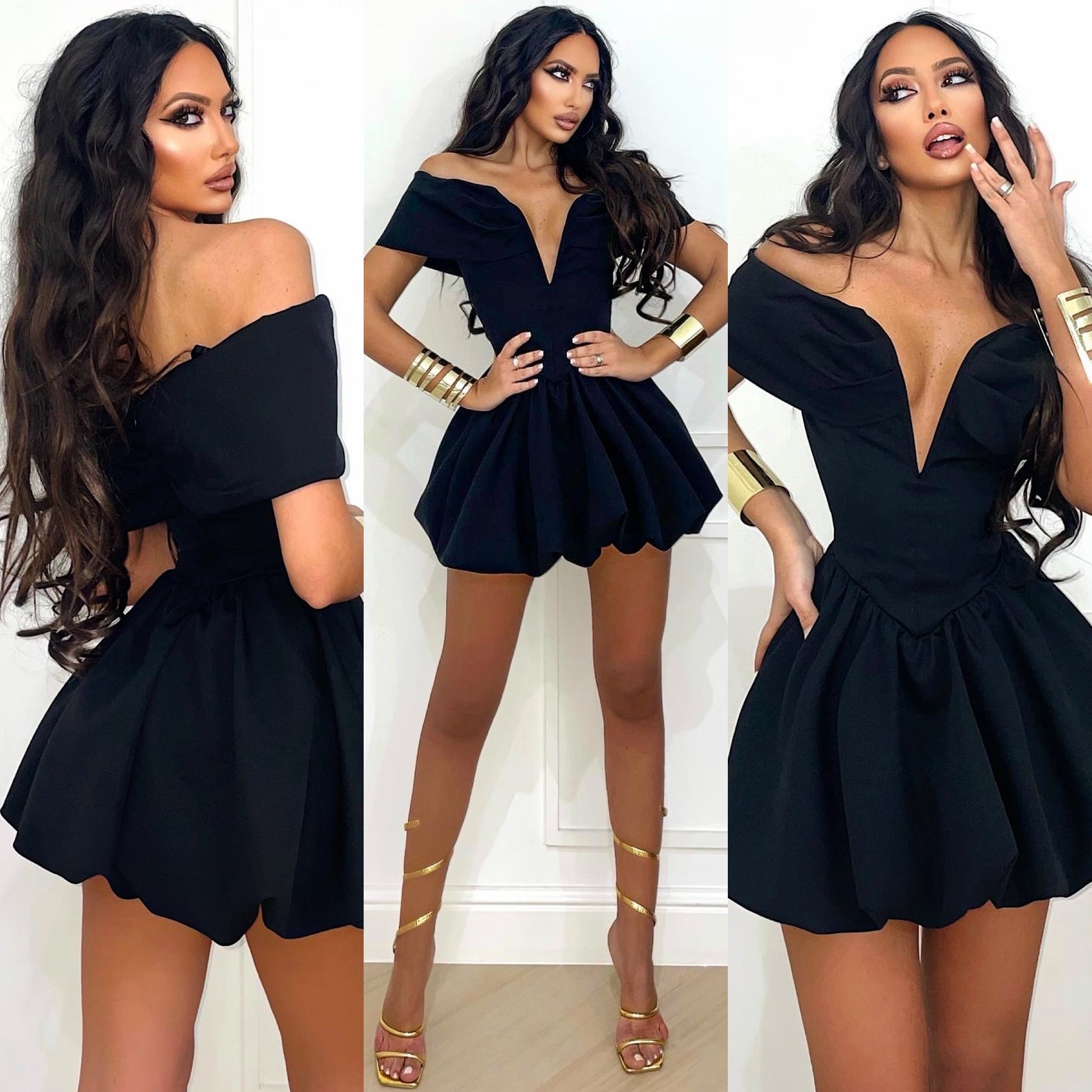 Dress Gonna Corta A Palloncino Outfit Gonna Corta Gonna A