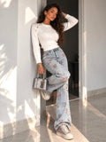 Jeans Bloom Romance - R.a. Boutique