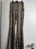 Pantalone a zampa maculato - R.a. Boutique