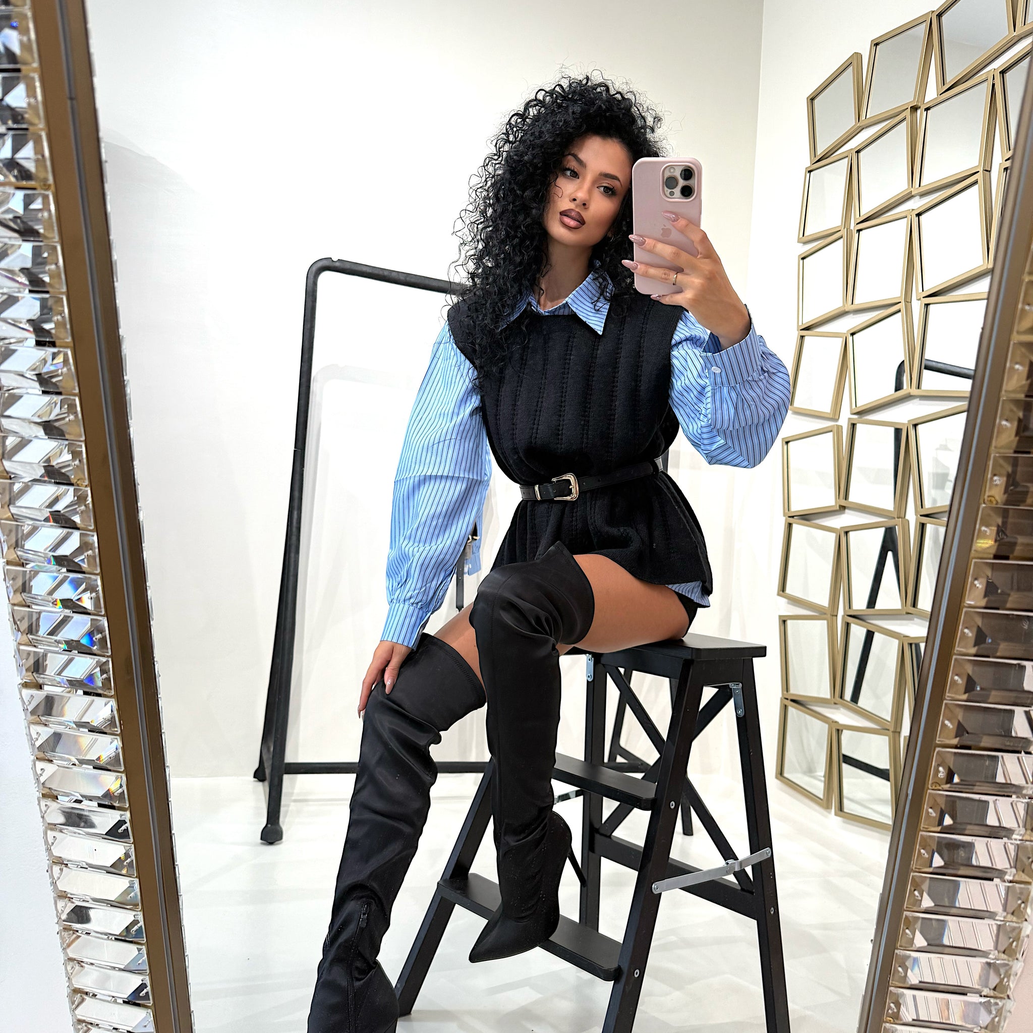 Camicia con pull-over - R.a. Boutique