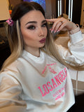 Felpa Los Angeles bianca - R.a. Boutique