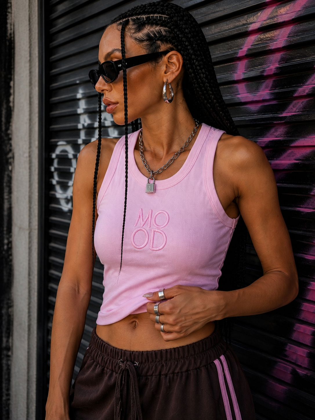 Canotta Mood Basic Rosa - R.a. Boutique