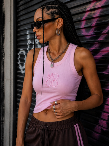 Canotta Mood Basic Rosa - R.a. Boutique