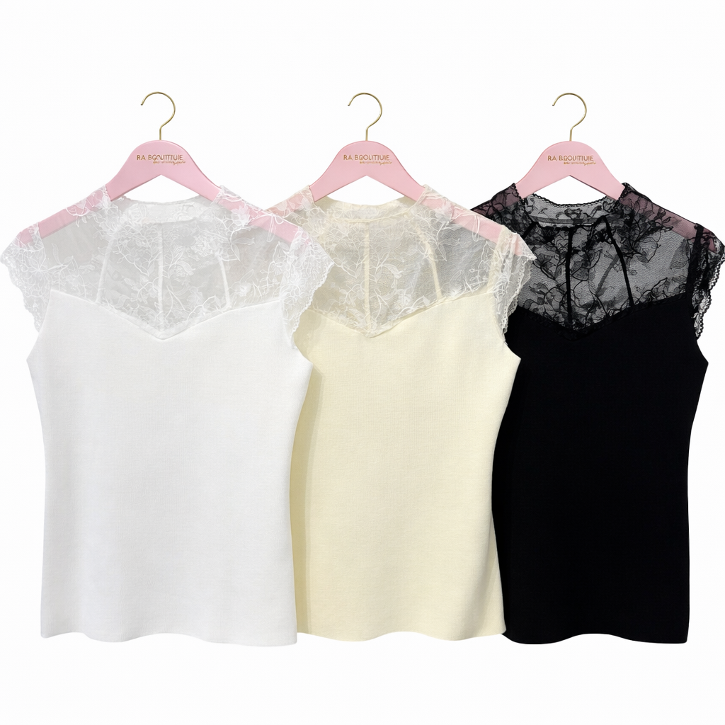 Top Elegance pizzo - R.a. Boutique