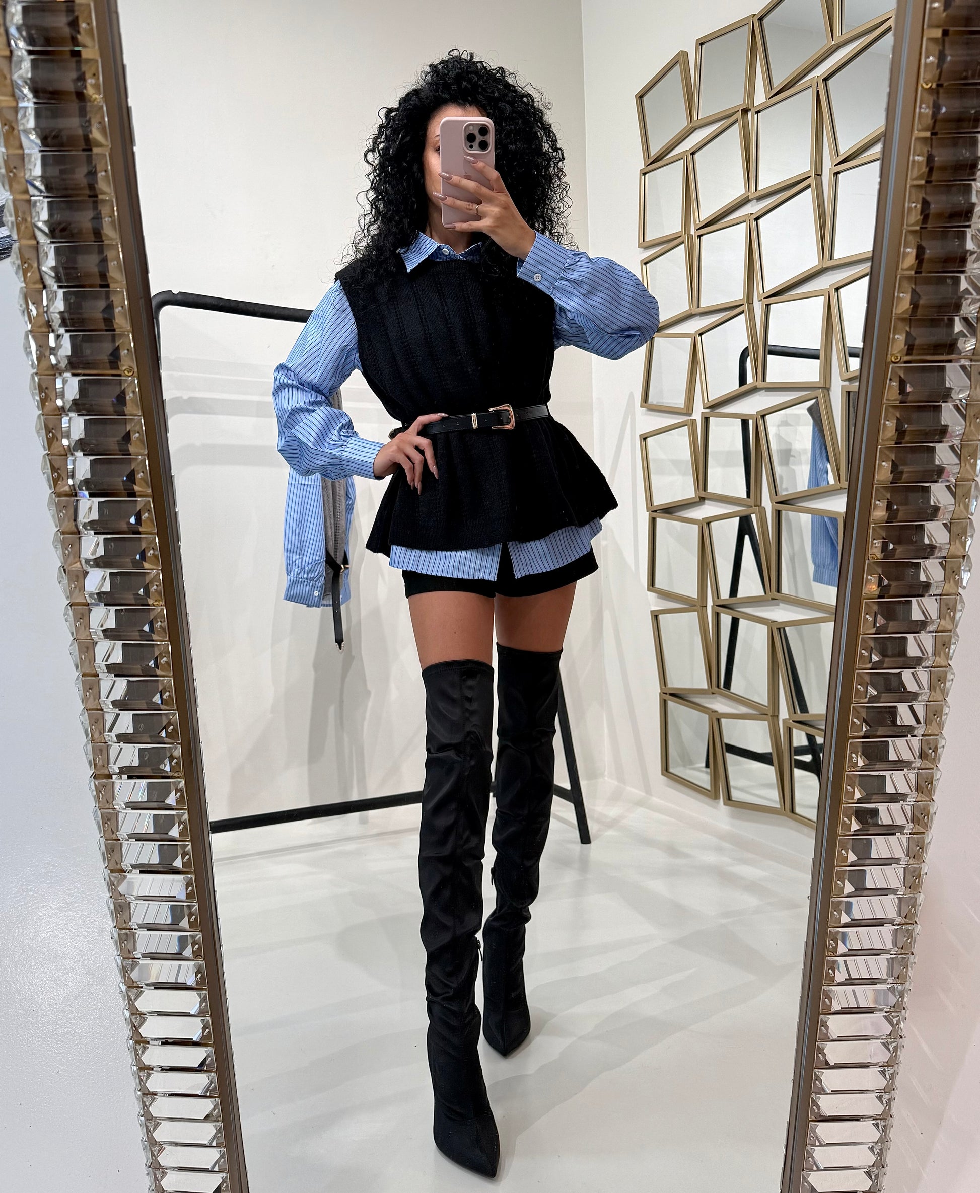 Camicia con pull-over - R.a. Boutique