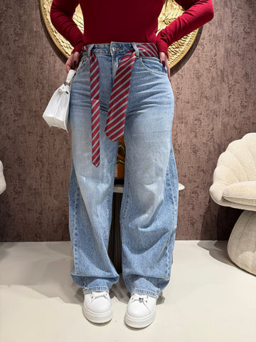 Jeans con cintura a cravatta - R.a. Boutique