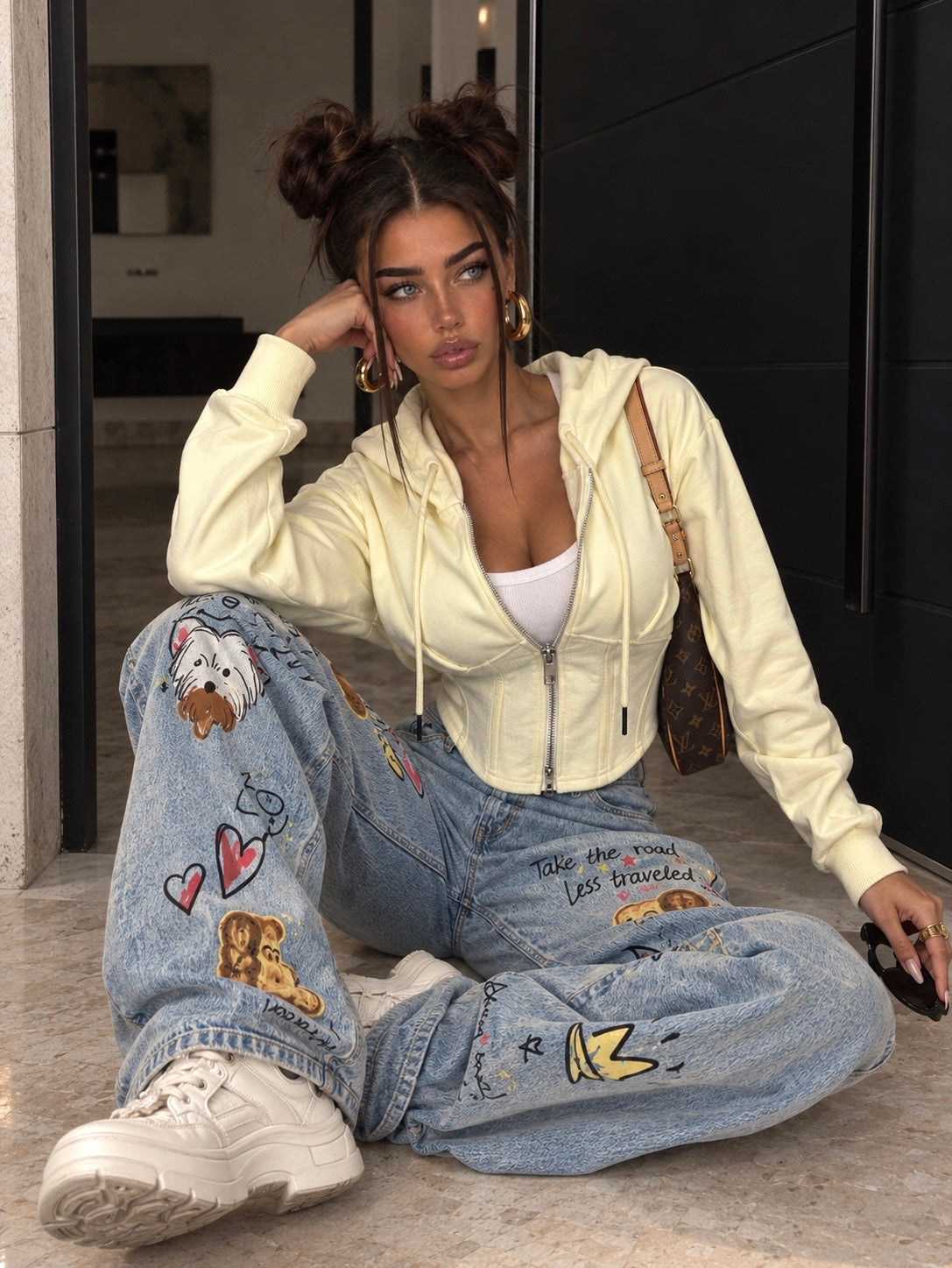 Jeans Street Love Wide Leg - R.a. Boutique