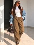 Pantalone Buckle camel - R.a. Boutique