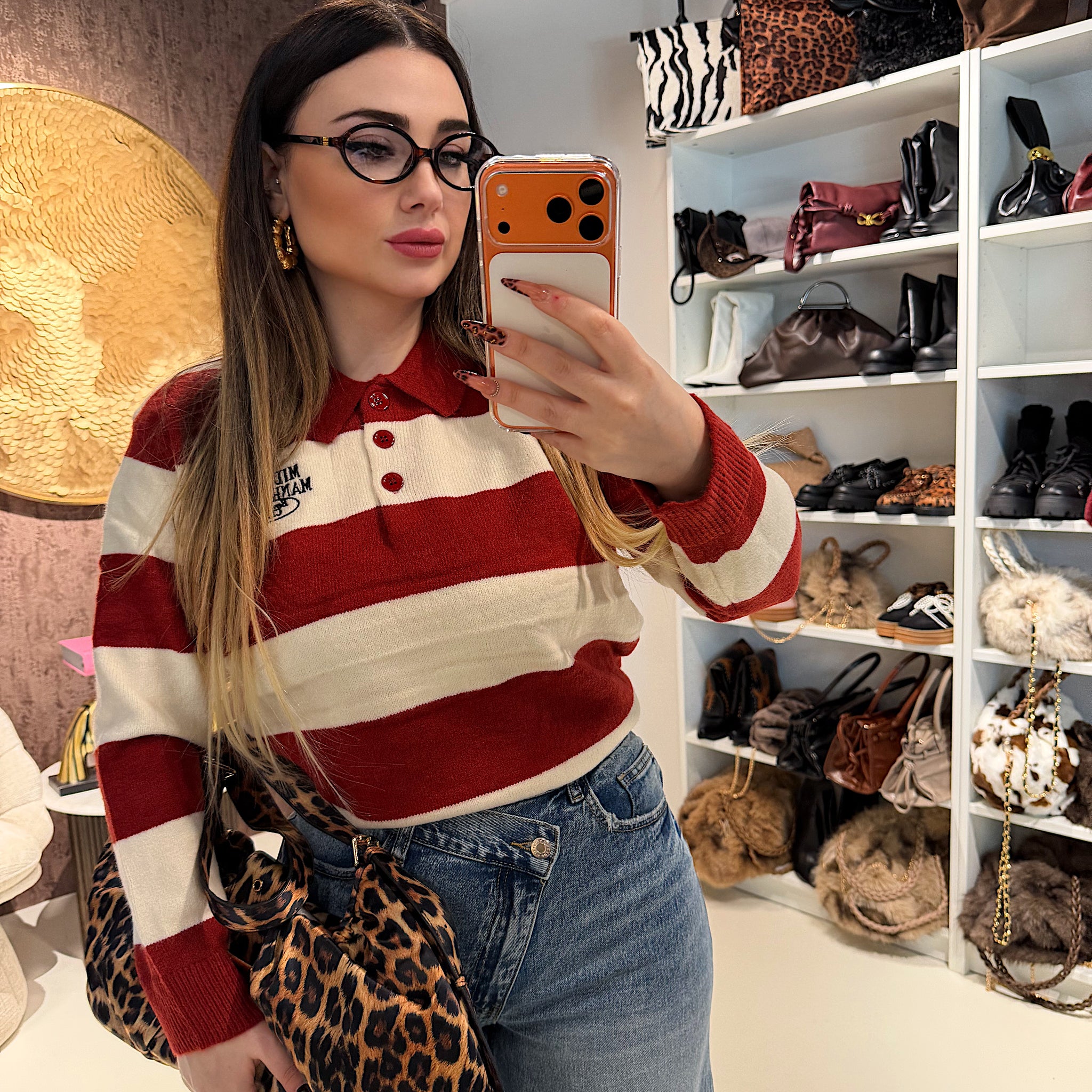 Maglione Manhattan a righe - R.a. Boutique