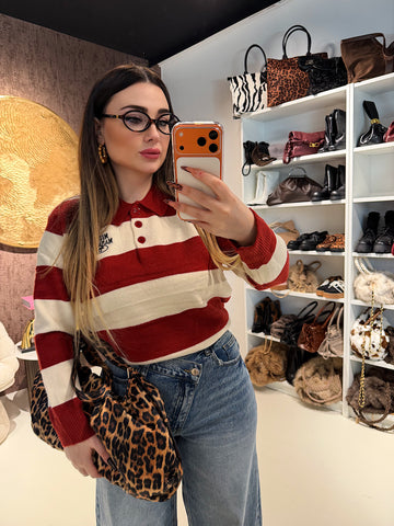 Maglione Manhattan a righe - R.a. Boutique