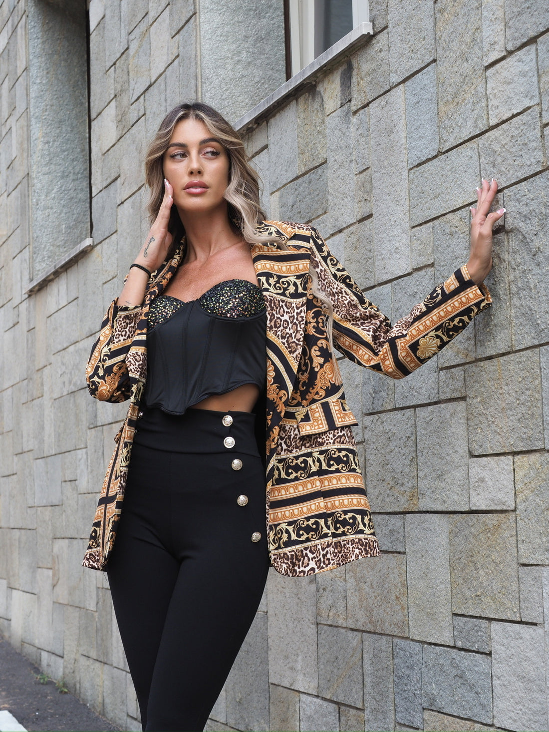 Giacca over a fantasia - R.a. Boutique 