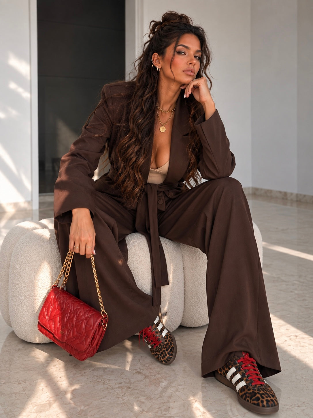 Completo Elegance Marrone - R.a. Boutique
