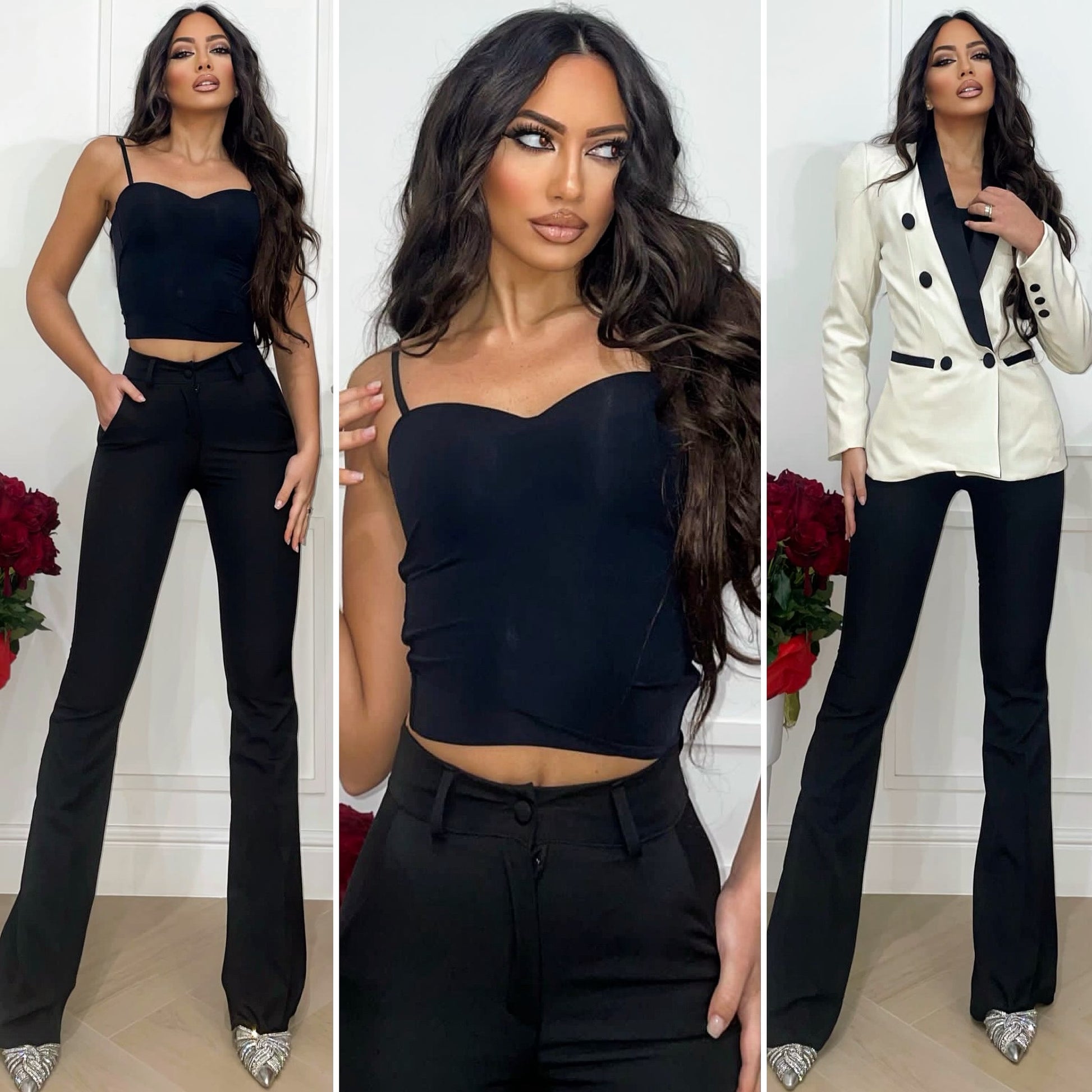 Top nero basic - R.a. Boutique 