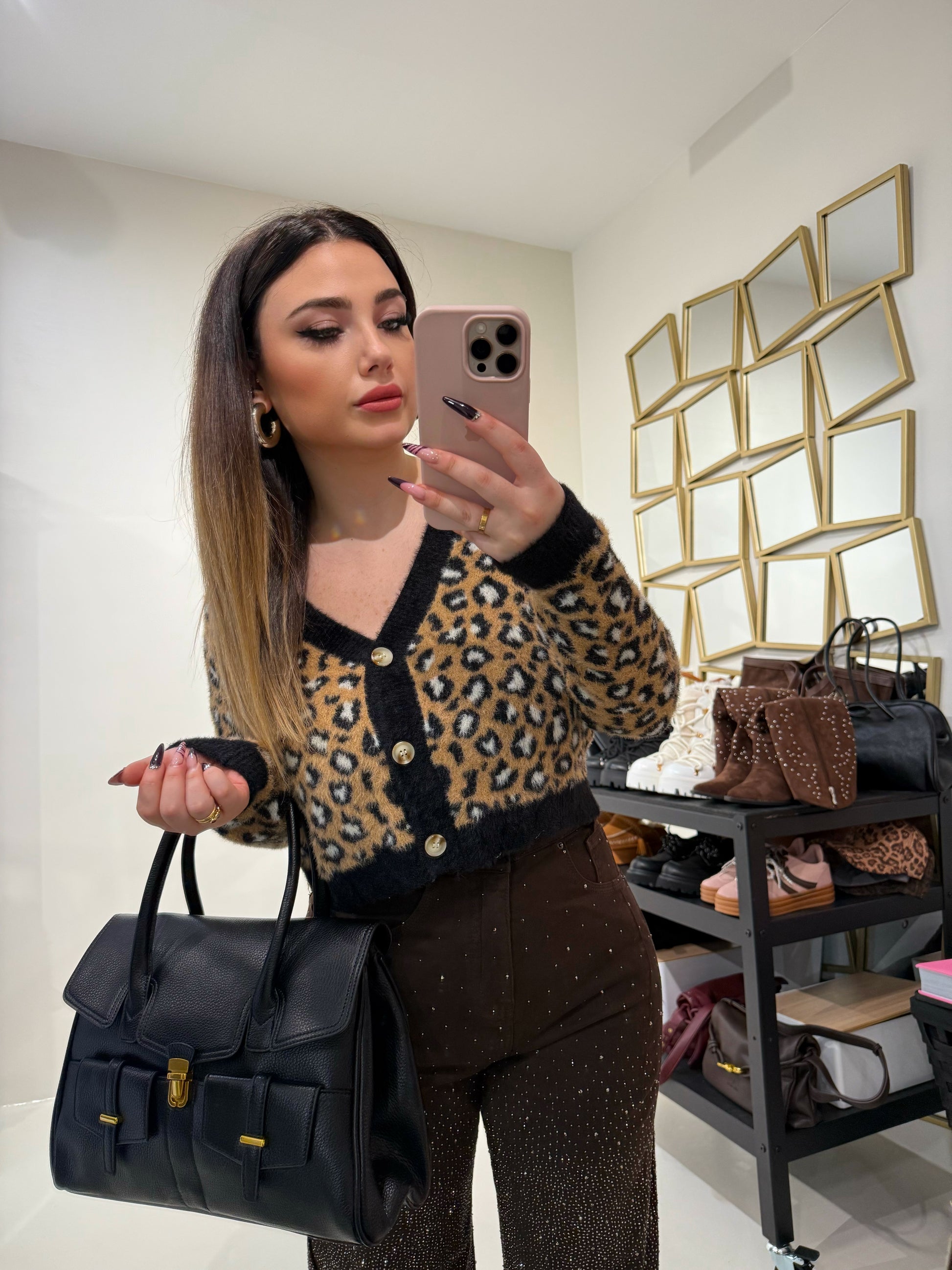 Cardigan maculato - R.a. Boutique