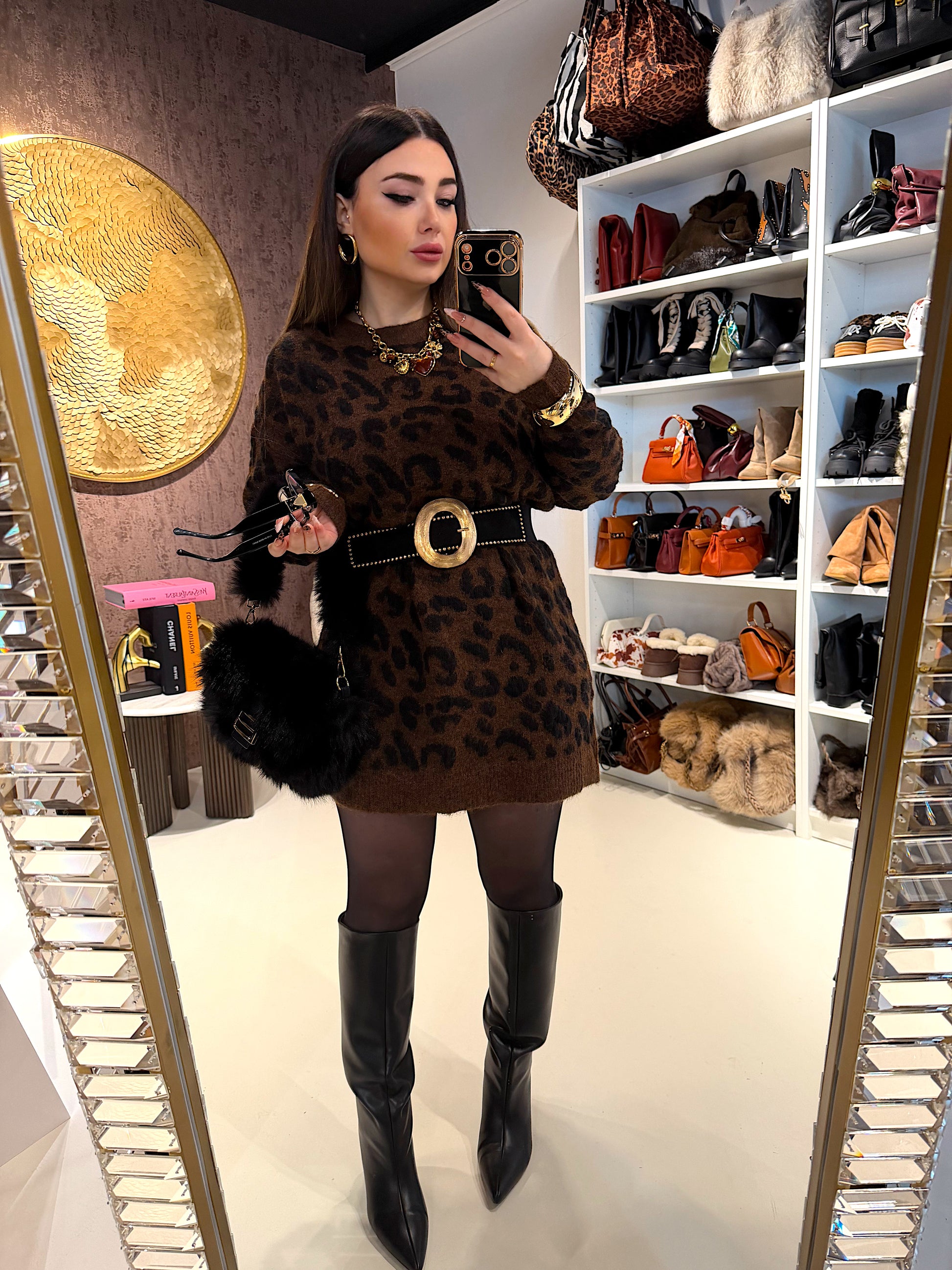 Maxi Maglione Wild Chic - R.a. Boutique