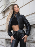 Piumino bomber nero - R.a. Boutique 