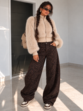 Giacca Eco Pelliccia con Zip Beige - R.a. Boutique