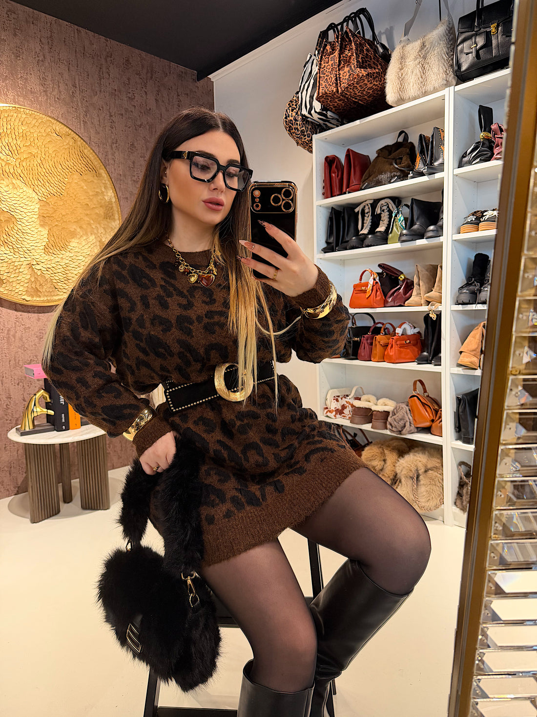 Maxi Maglione Wild Chic - R.a. Boutique