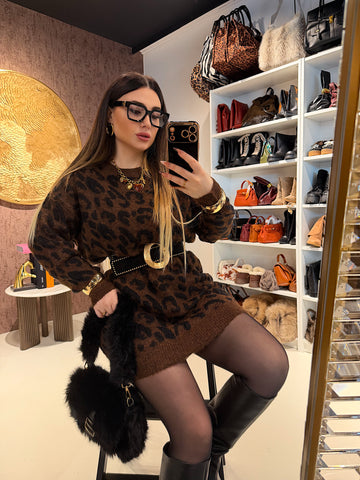 Maxi Maglione Wild Chic - R.a. Boutique