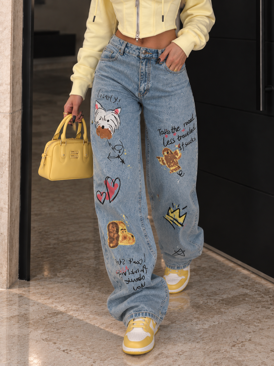 Jeans Street Love Wide Leg - R.a. Boutique