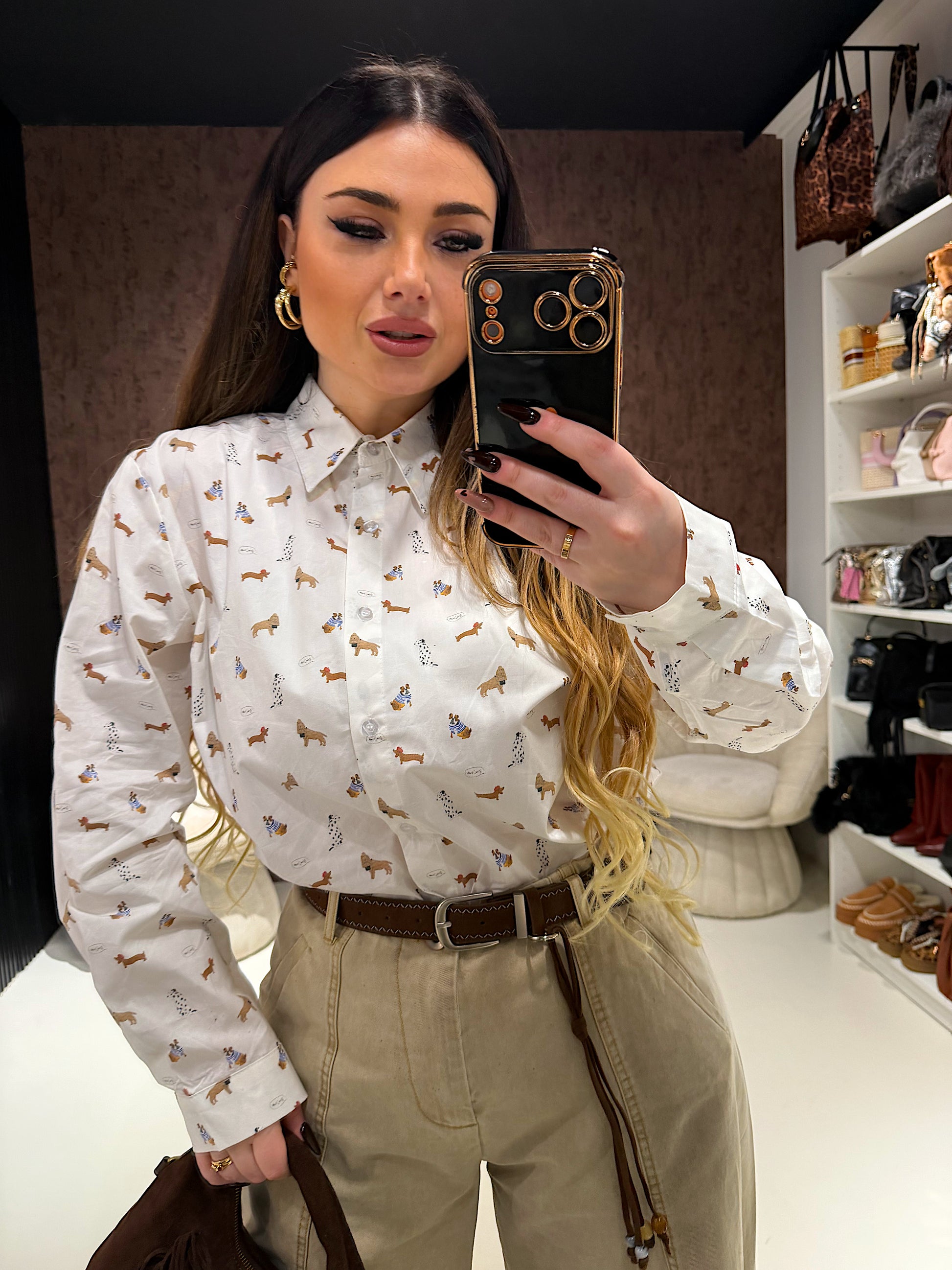 Camicia Doggy Chic - R.a. Boutique