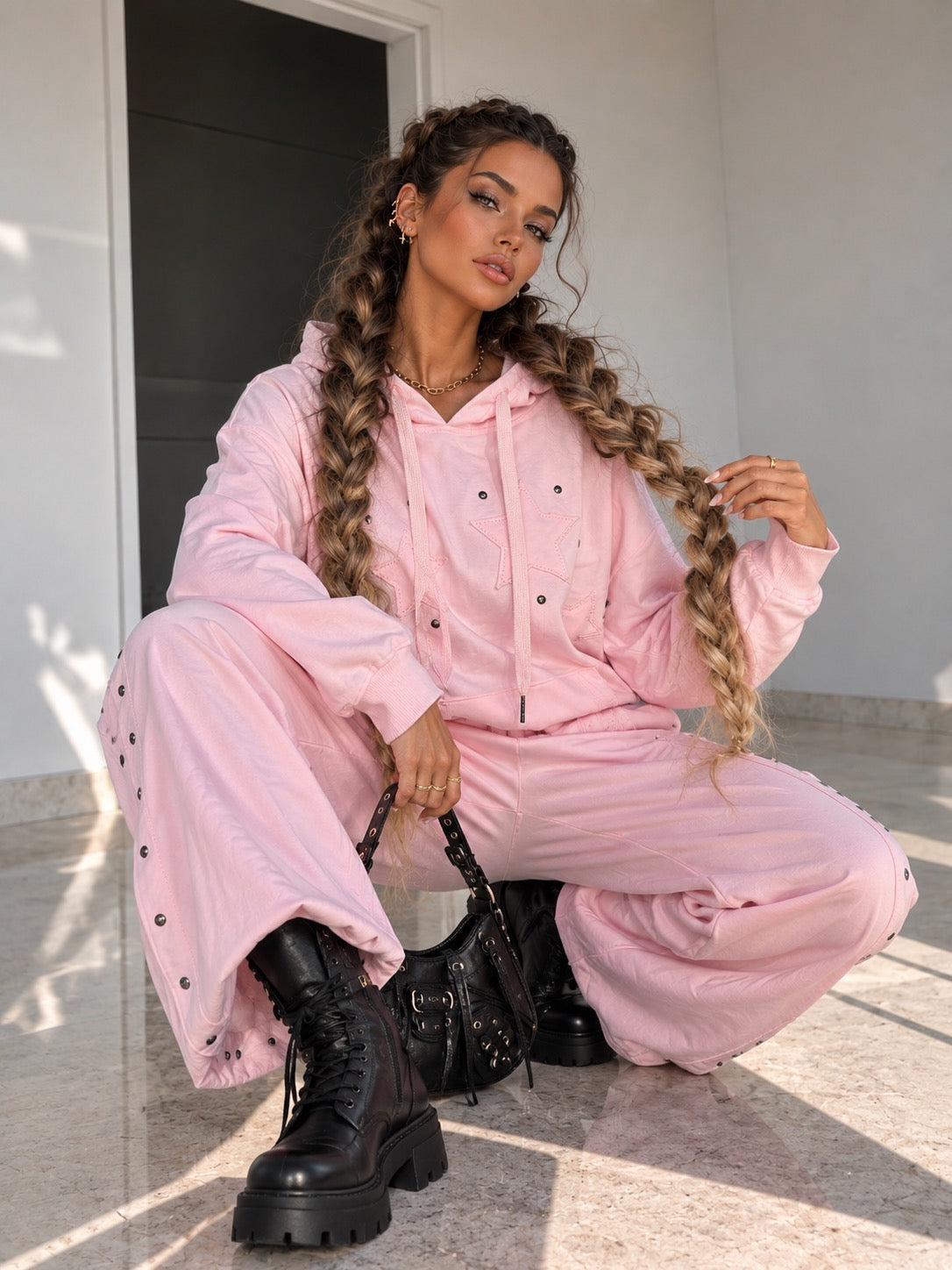 Completo Garzato Borchie Urban - R.a. Boutique
