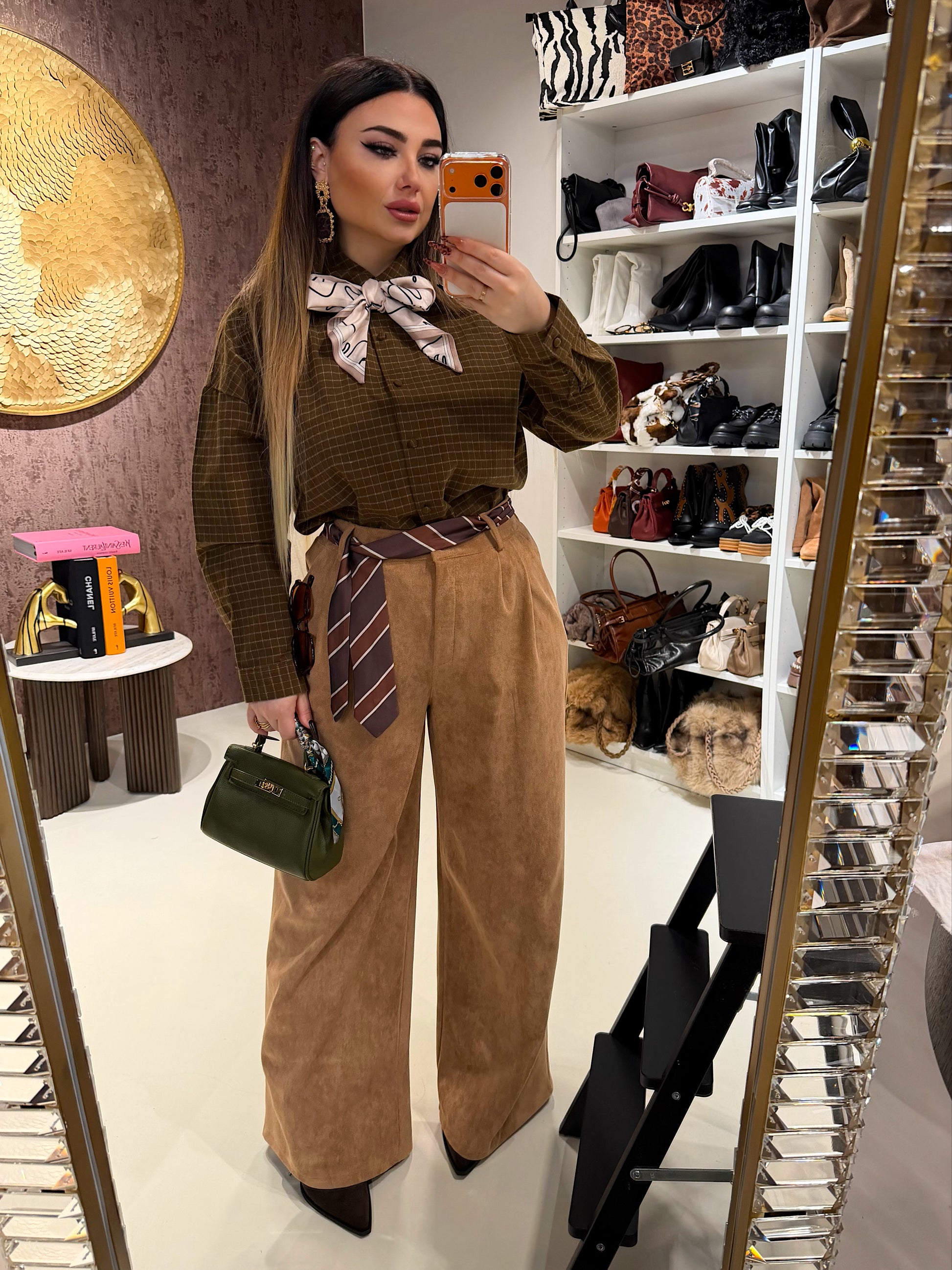 Camicia Olive - R.a. Boutique