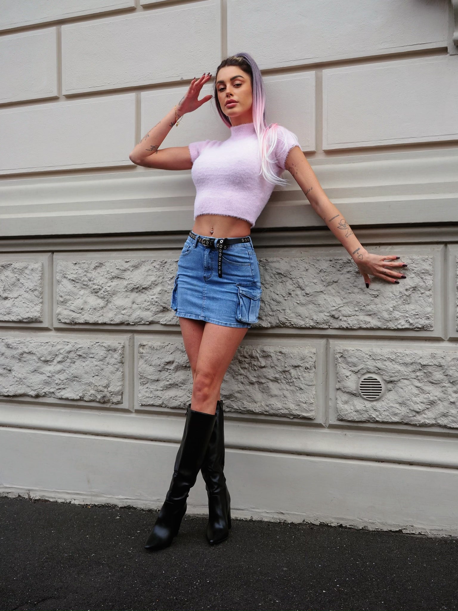 Maglia morbidissima rosa pastello - R.a. Boutique 