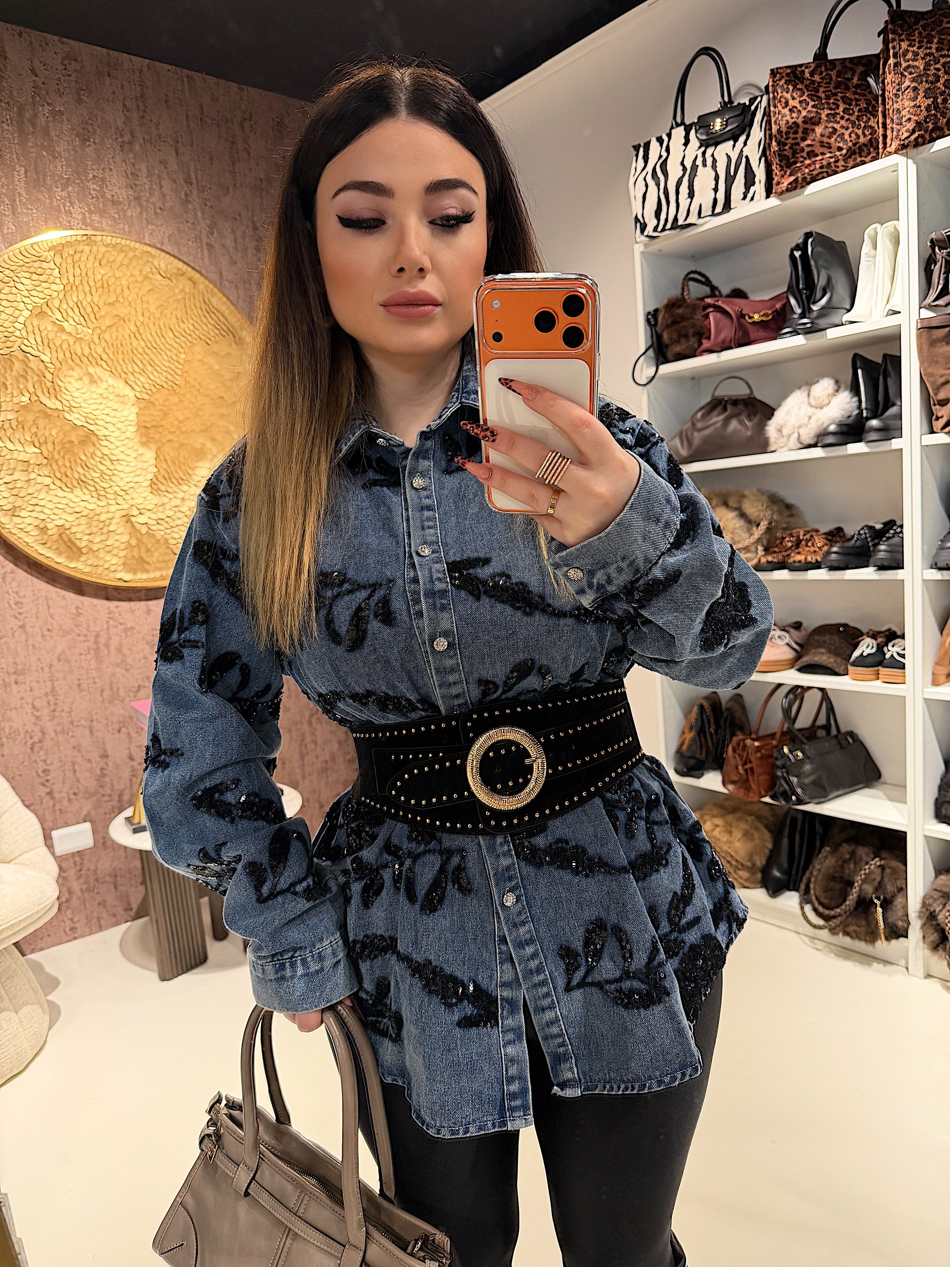 Giacca Denim Sparkle - R.a. Boutique