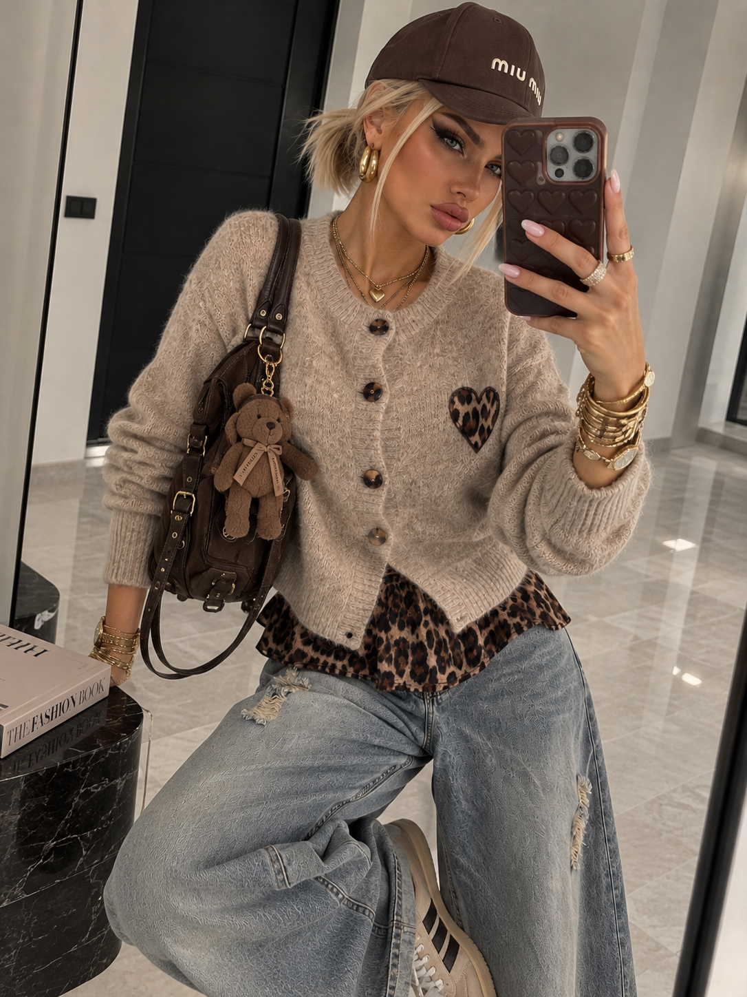 Cardigan Leo Heart - R.a. Boutique