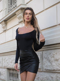 Body nero schiena aperta - R.a. Boutique 