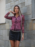 Camicia in velo purple - R.a. Boutique 