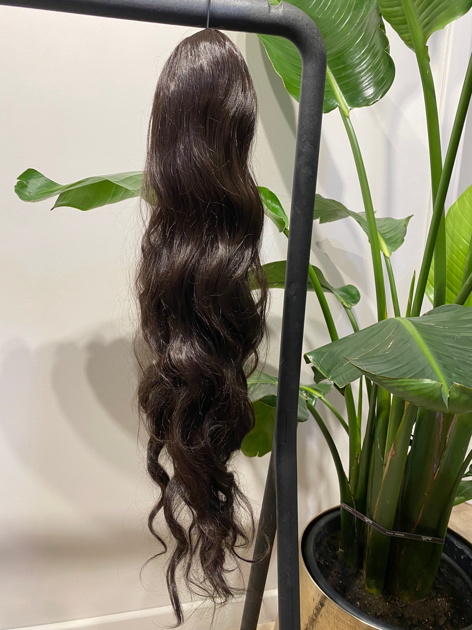 Coda mossa con Coulisse Castano Scuro MQ - R.a. Boutique 