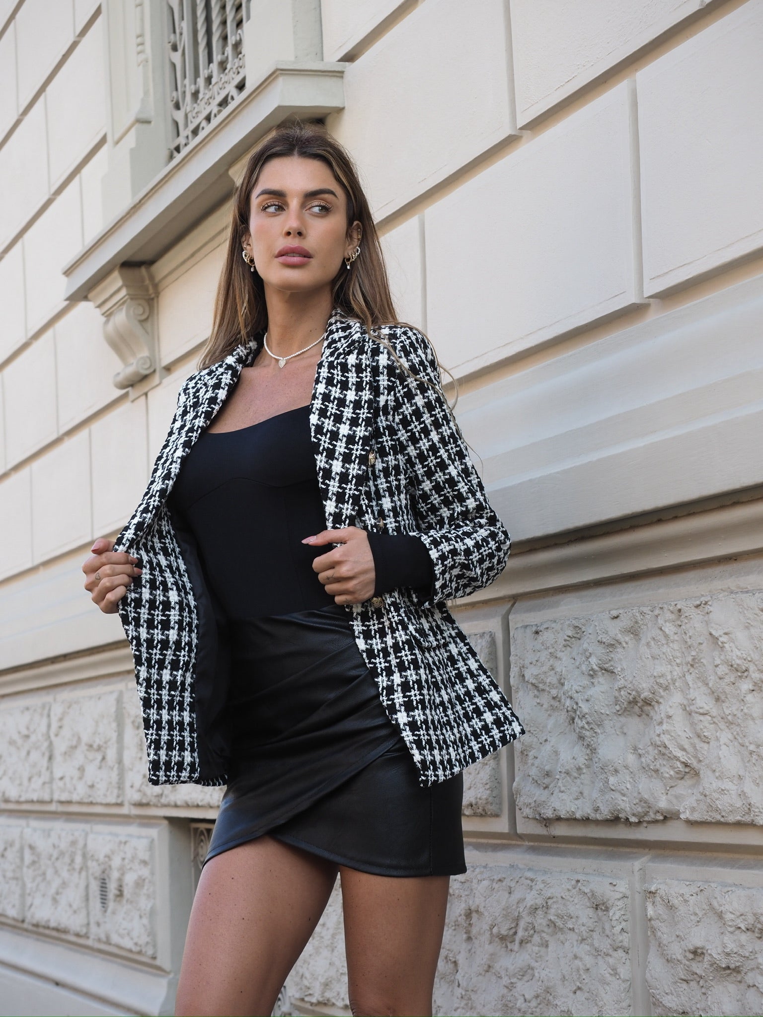 Giacca pied de poule - R.a. Boutique 