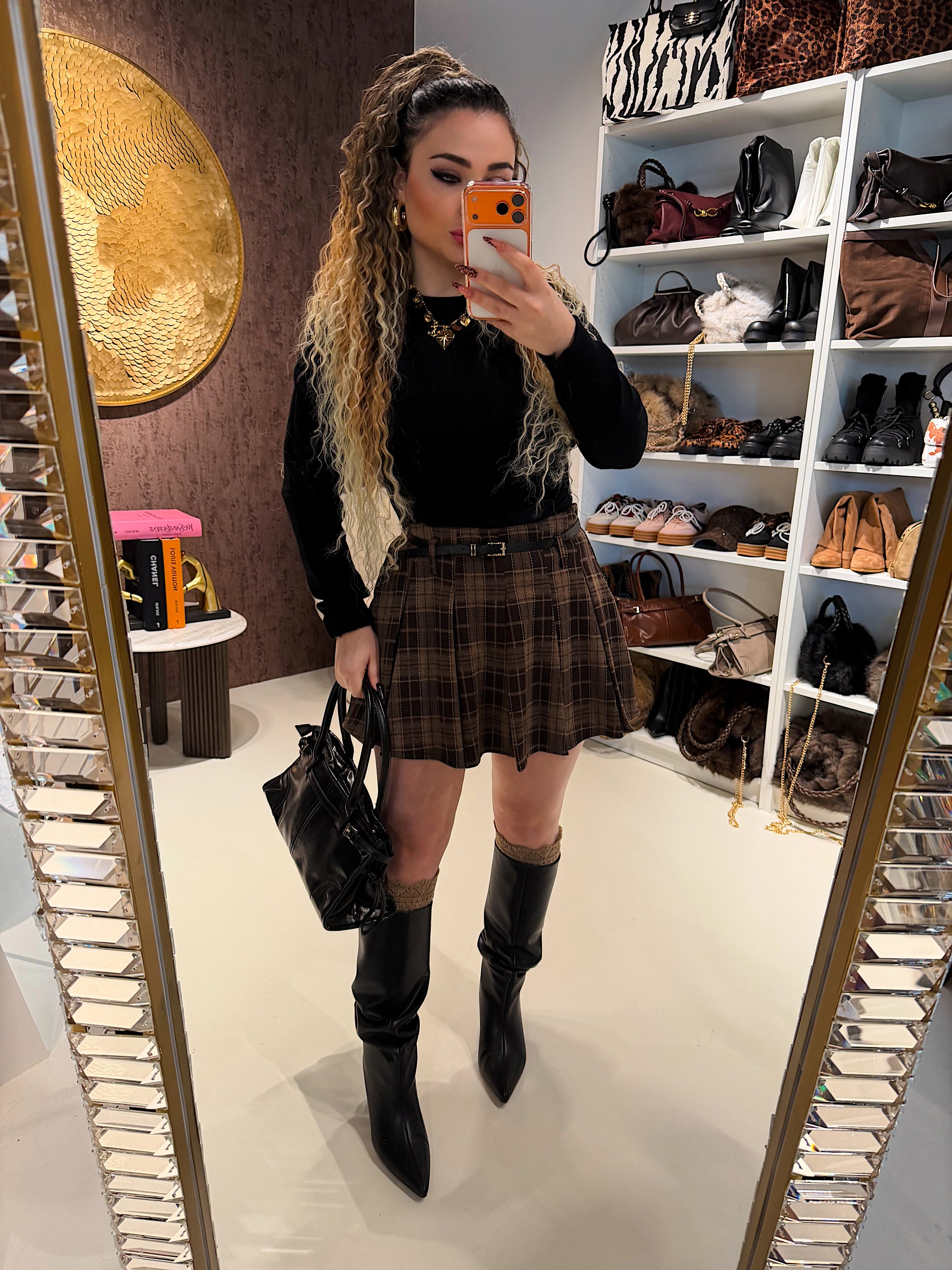 Maglioncino nero crop - R.a. Boutique