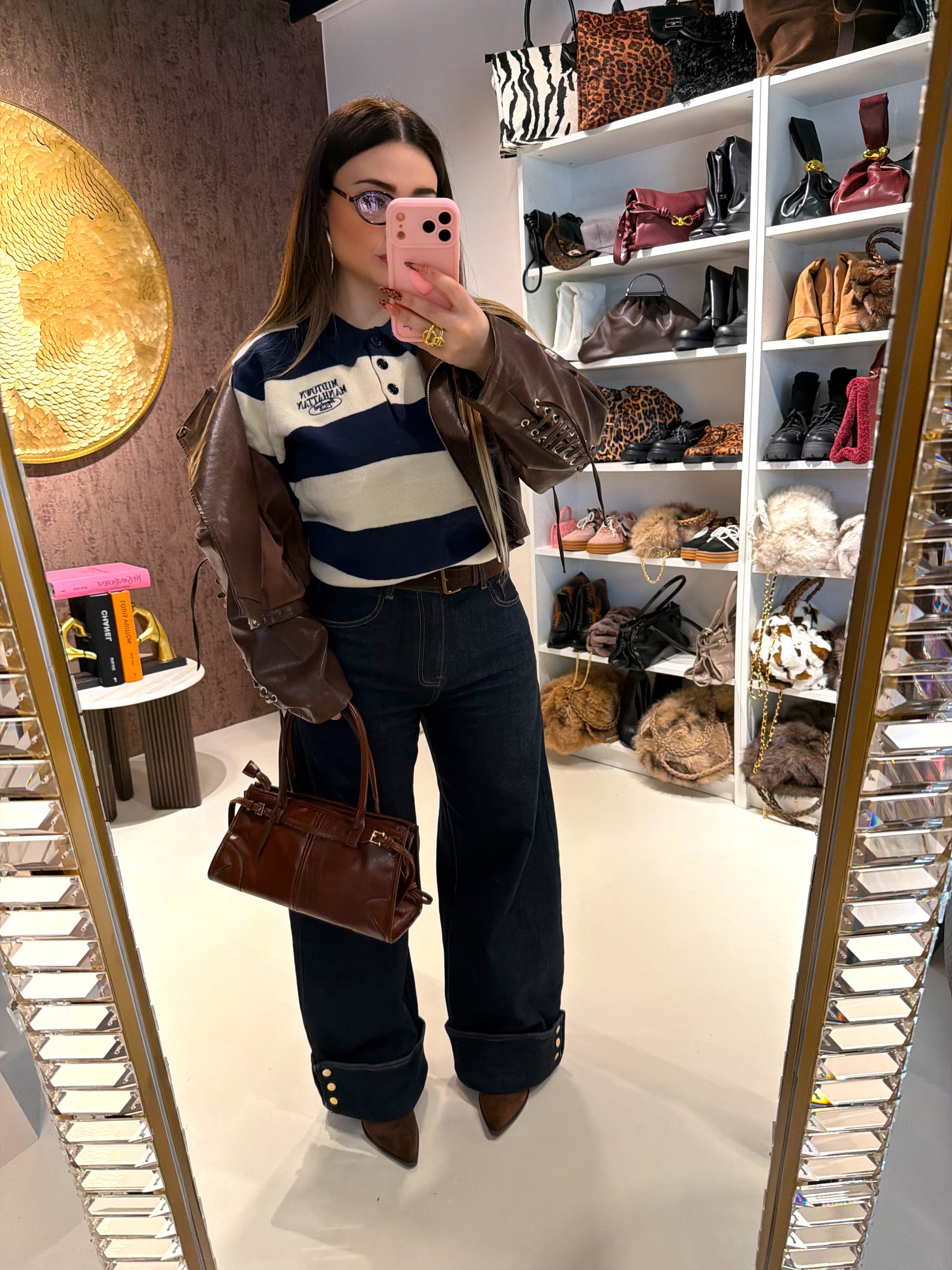 Maglione Manhattan a righe - R.a. Boutique