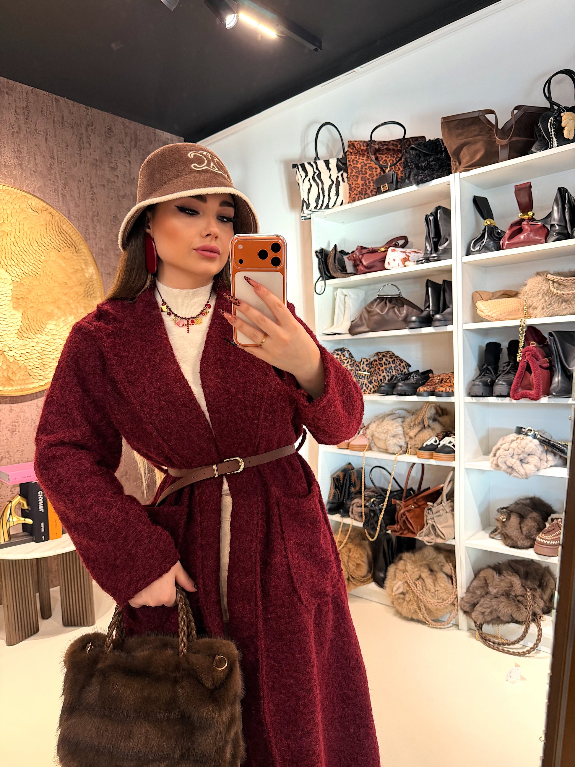 Cappotto con cinturina 2 colori - R.a. Boutique