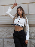 Camicia crop con cintura - R.a. Boutique 
