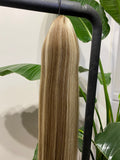 Coda liscia con Coulisse Biondo con Meches MQ - R.a. Boutique 