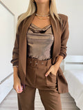 Completo giacca e pantalone choco - R.a. Boutique 