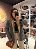 Blazer pied de poule nero beige - R.a. Boutique