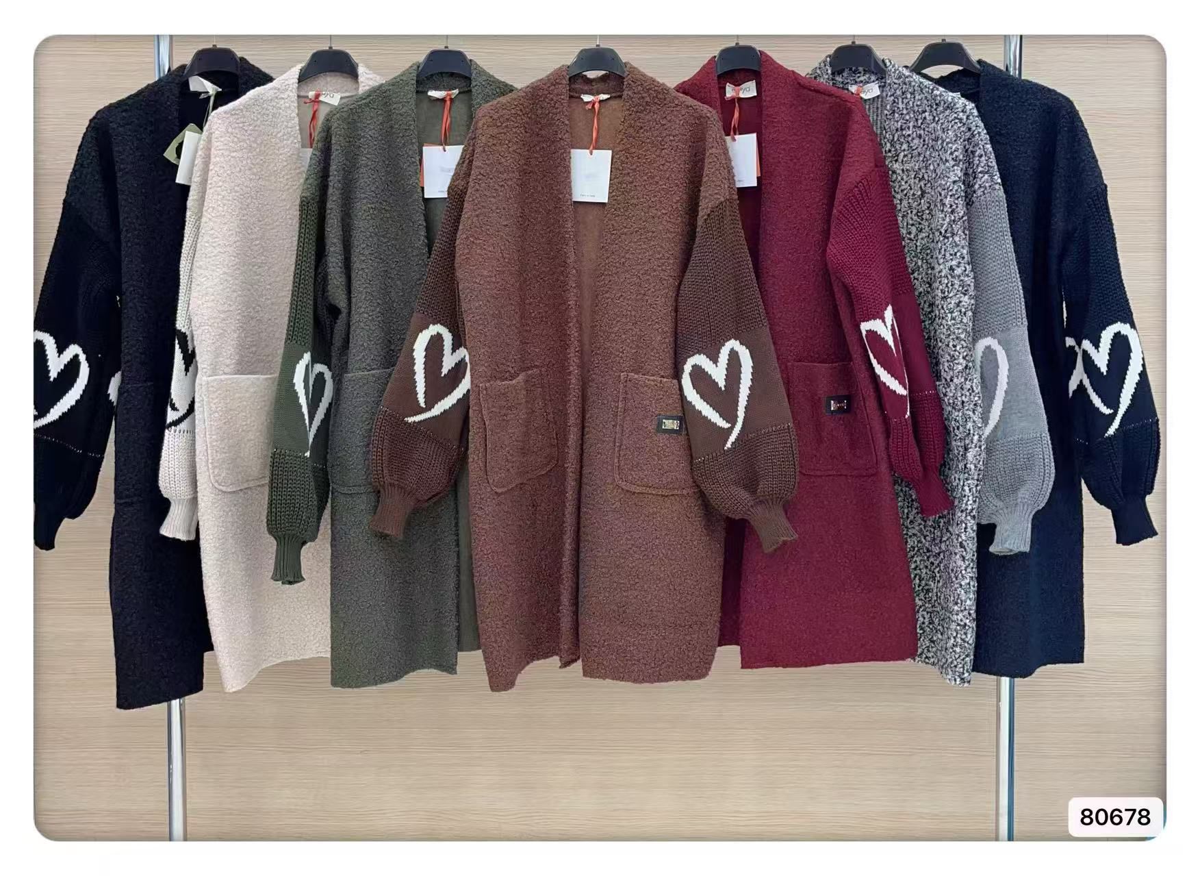 Cardigan lungo con polsino - R.a. Boutique