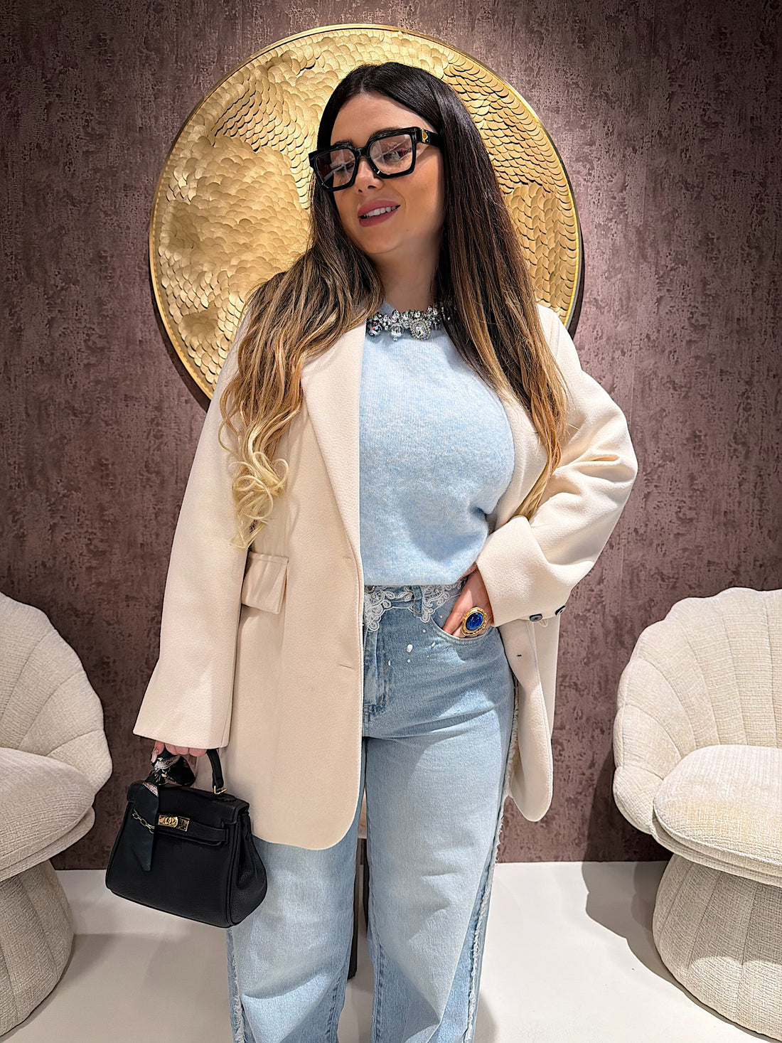 Blazer Soft Cream - R.a. Boutique