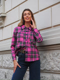 Camicia check Fuxia - R.a. Boutique 