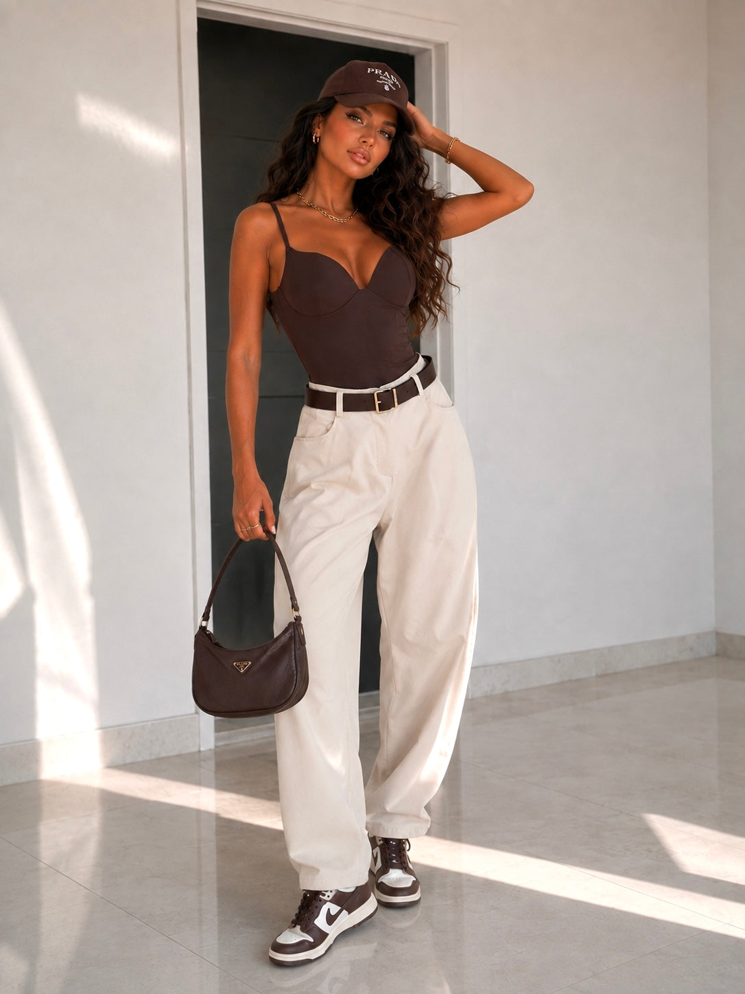 Pantalone Balloon Belt Chic