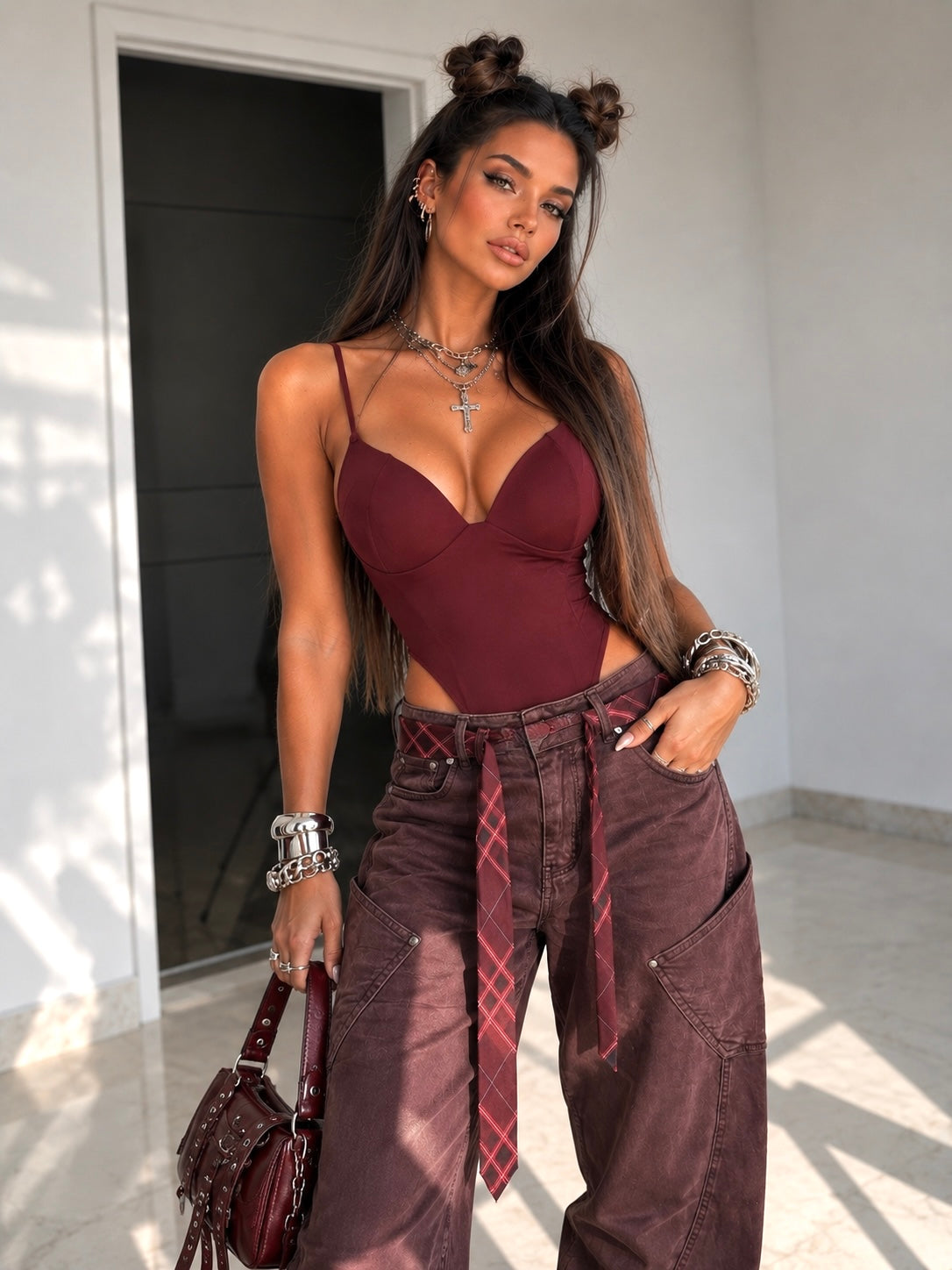 Body Sculpt Cup bordeaux - R.a. Boutique